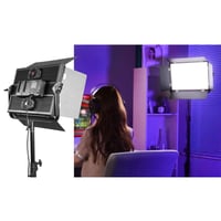 إضاءة تصوير فيديو LED احترافية ثنائية اللون جينبي...