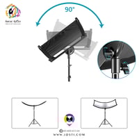 عاكس اضاءة تصوير منحني مع الاستاند مقاس 60 في 120...