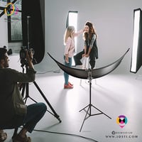 عاكس اضاءة تصوير منحني مع الاستاند مقاس 60 في 120...