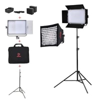 إضاءة تصوير فيديو LED احترافية ثنائية اللون جينبي...