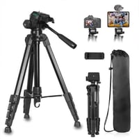 ترايبود تصوير احترافي 2 في 1 للكاميرا والجوال مع م...