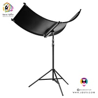 عاكس اضاءة تصوير منحني مع الاستاند مقاس 60 في 120...