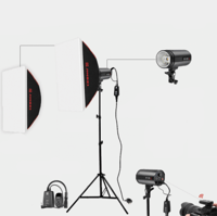 طقم ضوء فلاش جينبي 250W للاستوديو تصوير احترافي مع...