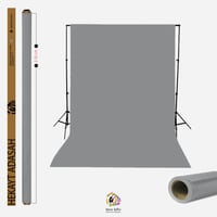 خلفية تصوير ورقية رمادي محايد للاستوديو الاحترافي...