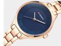 ساعة نسائية مميزة ماركة curren موديل 9015