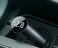 شاحن سيارة سريع وقطعة بلوتوث 2 في 1