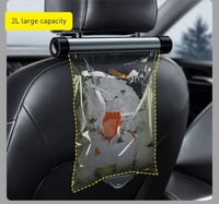 منظم مهملات للتثبيت على المقعد الخلفي للسيارة