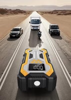 اشتراك سيارة 10000 ملي امبير مع منفاخ وشاحن متنقل...