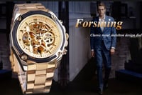 ساعة رجالية ميكانيكية ماركة FORSINING