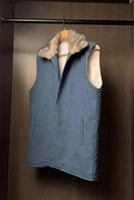 سديري شتوي فرو لون ازرق