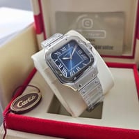 ساعة سانتوس دي كارتير ميناء كحلي