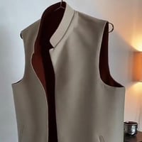 سديري دبل فيس رصاصي مع كحلي