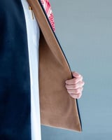 سديري دبل فيس كحلي مع جملي