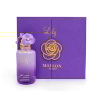 بوكس عطر الوردة 100 مل + وردة موف – هدية تعبر عن أ...