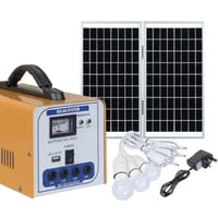 منظومة الراعي 12 أمبير لتشغيل 4 لمبات مع شحن الجوا...