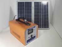 منظومة الراعي 12 أمبير لتشغيل 4 لمبات مع شحن الجوا...