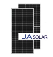 لوح طاقة شمسية JA بقدرة 590 واط واجهين