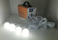 منظومة الراعي 12 أمبير لتشغيل 4 لمبات مع شحن الجوا...