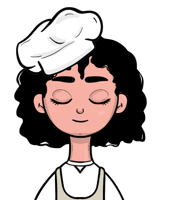 كوب شخصية الشيف انثى