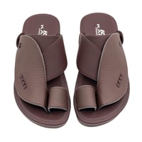 حذاء رجالي شرقي طبي بني غامق