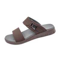 حذاء رجالي خليجي طبي بني غامق