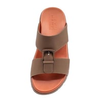 حذاء رجالي خليجي طبي بني