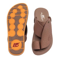 حذاء رجالي شرقي طبي بني