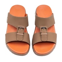 حذاء رجالي خليجي طبي بني