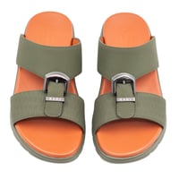 حذاء رجالي خليجي طبي زيتي