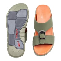 حذاء رجالي خليجي طبي زيتي