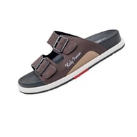 حذاء رجالي طبي بني غامق