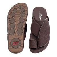 حذاء رجالي شرقي طبي بني غامق