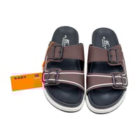 حذاء رجالي طبي بني غامق