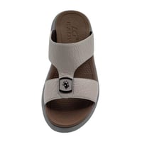 حذاء رجالي خليجي طبي رصاصي فاتح