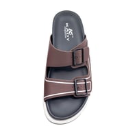 حذاء رجالي طبي بني غامق