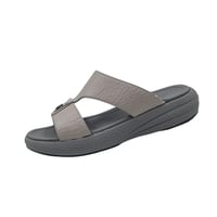 حذاء رجالي خليجي طبي رصاصي فاتح