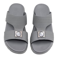 حذاء رجالي خليجي طبي فضي