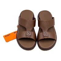 حذاء رجالي خليجي طبي بني