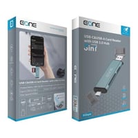 قارئ ذاكرة - ناقل بيانات EONE USB-C & USB-A