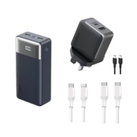 بكج الشحن بطارية شحن 20 الف مع فيش جداري 33 واط مع...