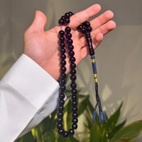 سبحة زعفراني حرباء كحلي