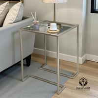 طاولة تقديم زاوية مربع