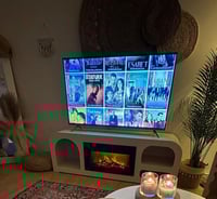 دفايه ديكور مع ارفف لون اف وايت