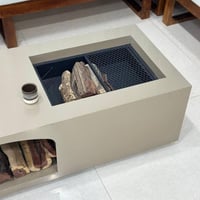 منقل بكس ديكور صاج لون شمباني