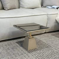 طقم طاولات سطح مرايه مع 6 خدمه