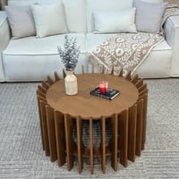 طاولة ضيافة قشرة جوز الهند