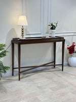 كونسول مدخل بقشرة الجوز الطبيعي – تصميم كلاسيكي بل...