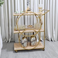 عربيه تقديم حديد أسطح خشب