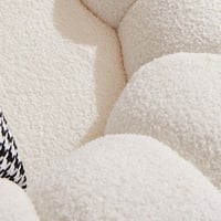 كرسي استرخاء من القماش البوكليه الفاخر