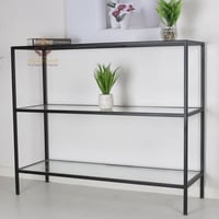 كونسول مدخل ثلاثي الأدوار بزجاج شفاف – تصميم عملي...